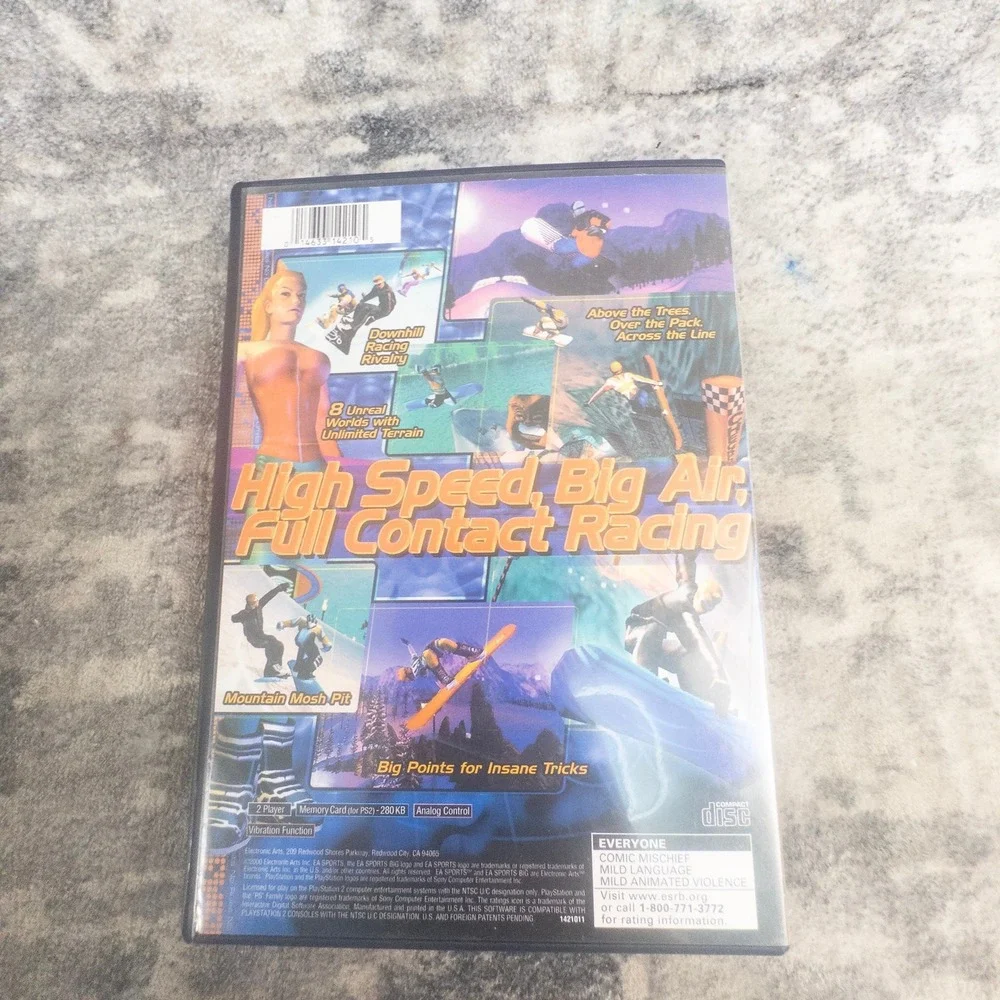 SSX PlayStation 2 PS2 EA Sports BIG Snowboarding Game 2000 Retro Classic